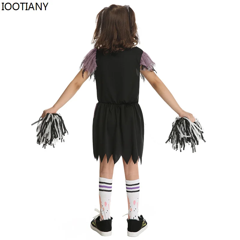 Новинка женское карнавальное платье зомби с кровавыми фотоблестками костюмы для