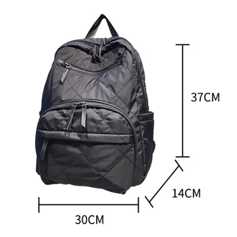 Neutral Waterproof Nylon Backpack Women Large Capacity Travel Leisure Commuting Bag New Men Camouflage Zipper Backpacks