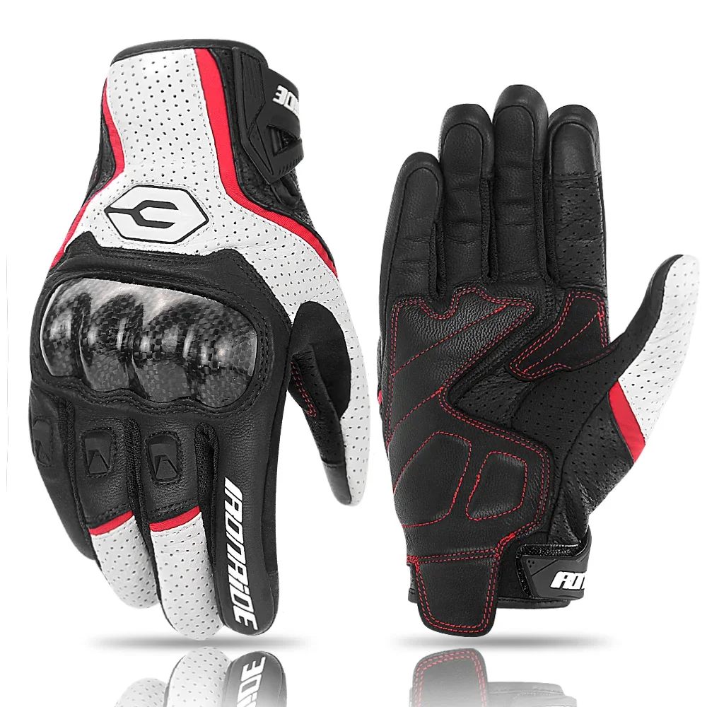 Мужские Мотоциклетные Перчатки Летние Дышащие С Полным Пальцем Для Мотокросса