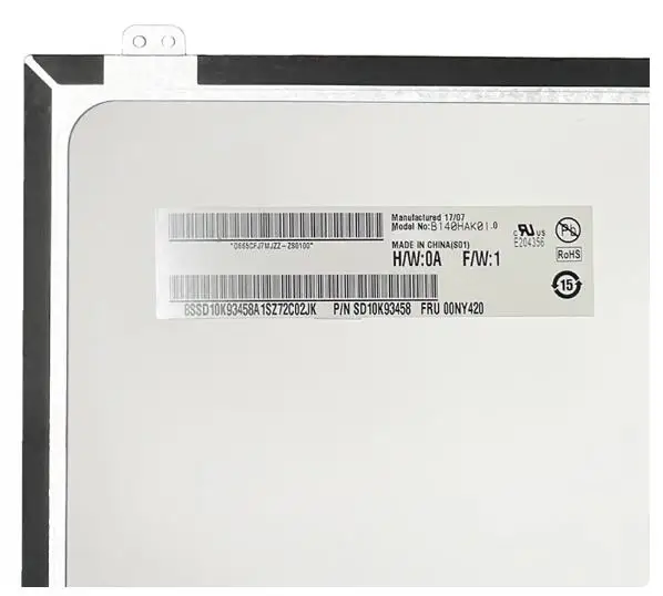 Сенсорный ЖК-экран B140HAK01.0 NV140FHM T00 R140NWF5 R1 R6 для Lenovo ThinkPad T470P T470S T470 T480 T480S A485