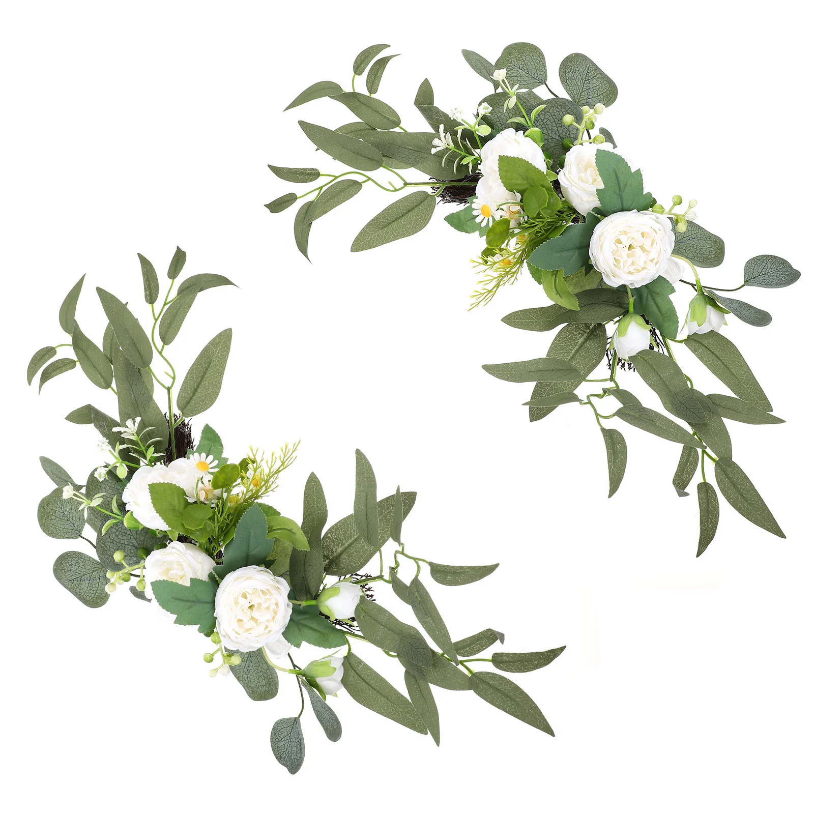 

Wedding Flowerarch Artificial Floral Peony Flowers Wreath Door Front Welcome Fake Party Decor Sign Decoration Garland