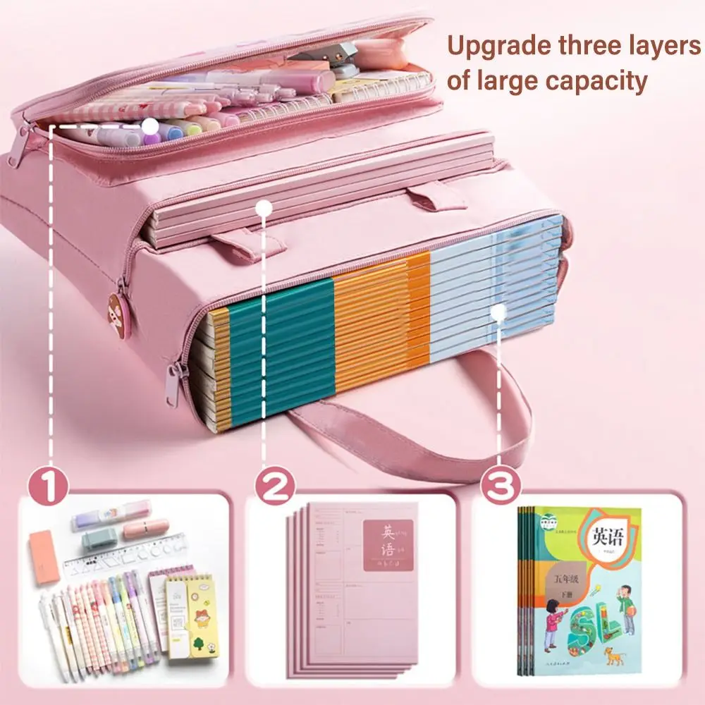 Студенческий Рюкзак Большая Вместительная Сумка Для Книг С Мультяшным Дизайном