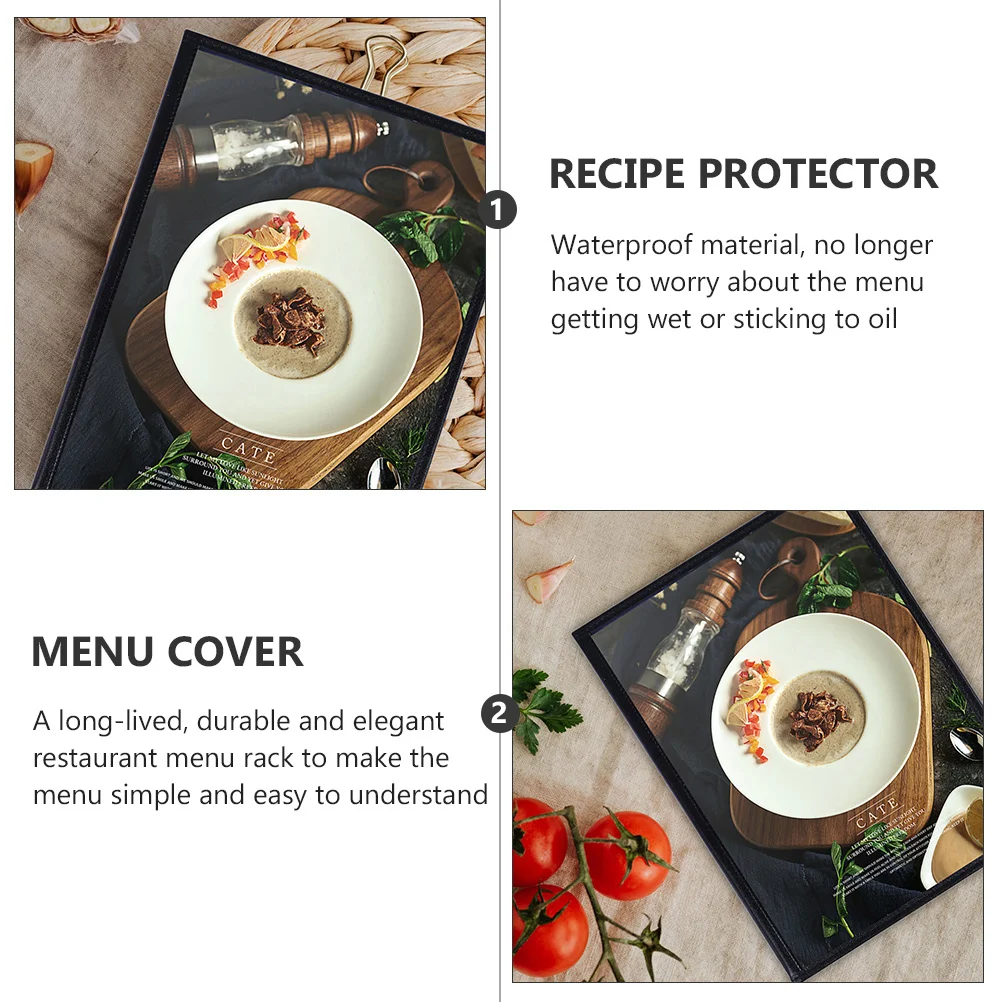 3 шт. обложка для меню дисплей водонепроницаемый держатель протектор формула