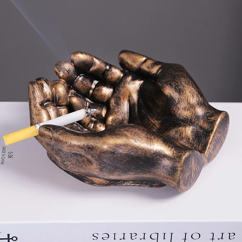 

Creative Hand Ashtray, Home Light Luxury, Personalized Trend, Living Room, High-end Feeling, Ashtray, Office Fashion