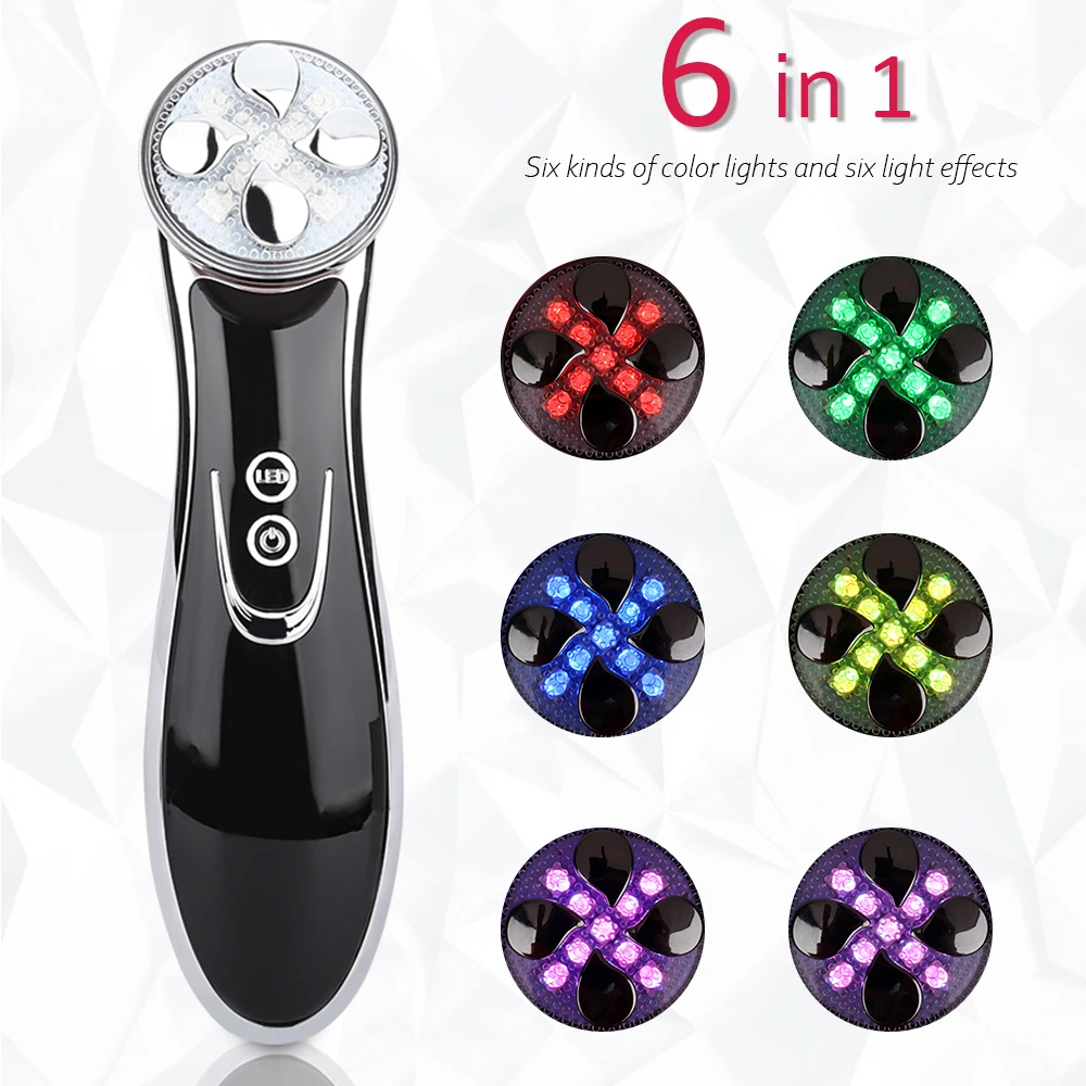 

Электрический радиочастотный прибор, светодиодный фотонный светильник, терапия, RF EMS, увлажнение кожи, подтяжка лица, подтяжка, массаж, уход ...