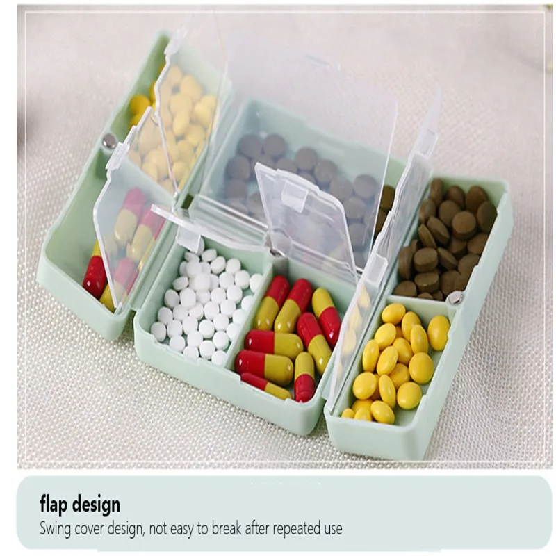 

Non-toxic Small Medicine Box Dust-proof Durable Pill Case Moisture-proof Vitamins Container Healthy And Environmentally Friendly