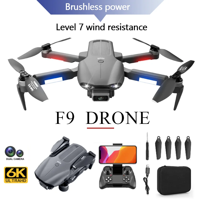 

6K Brushless Drones Foldable Quadcopter With Camera HD Aerial Photography WIFI FPV RC Helicopter For Adults Professional Drone