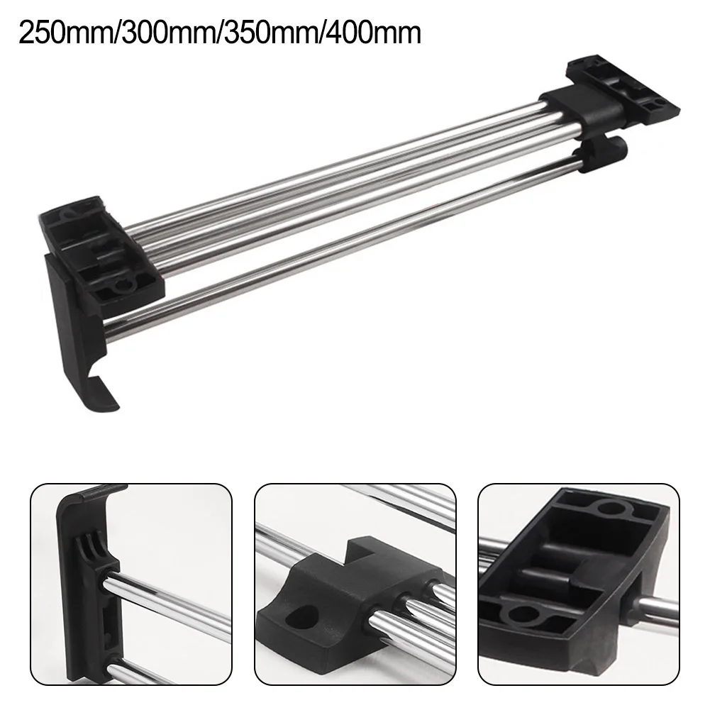 

Stainless Steel Clothes Hanger 250/300/350/400mm Retractable Top Mount Wardrobe Cupboard Cloakroom Hanging Clothes Rail Holder