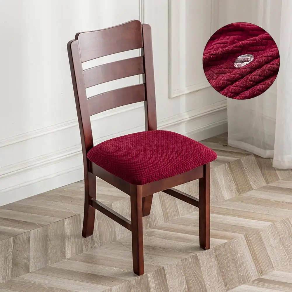 

With Retaining Cord Chair Cover Chair Protector Stretch Jacquard Fabric Super Soft Seat Cover For Home Hotel Home Waterproof