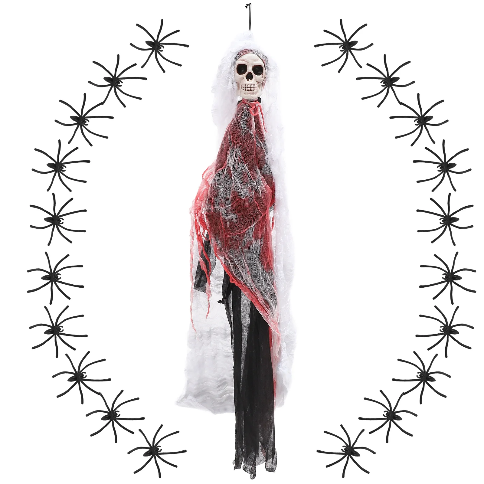

Hanging Ghost Figurine Halloween Supply Party Horrible Decor Haunted House Decorations Festival Ornaments
