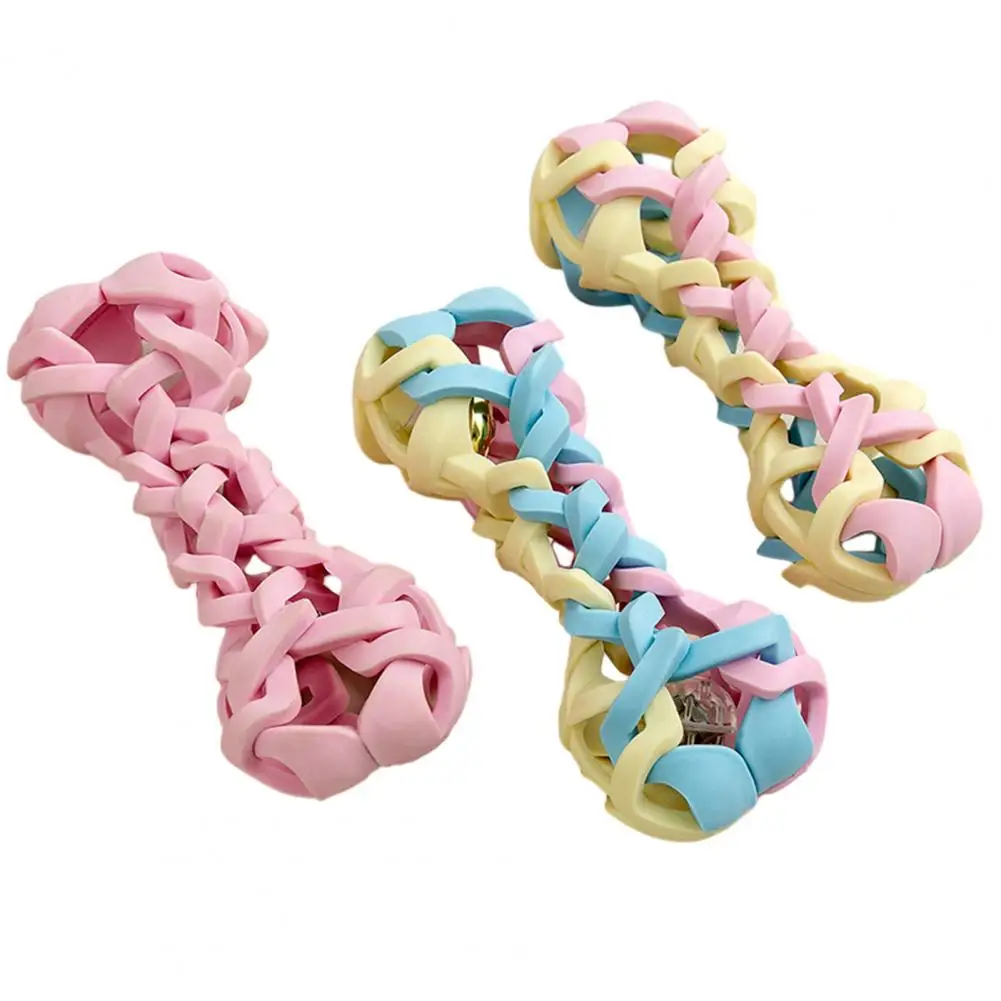 

Healthy Eating Dog Toy Bite-resistant Dog Chew Toy Slow Eating Teeth Boredom Relief Flashing Lights Leaky Bones Design Boredom