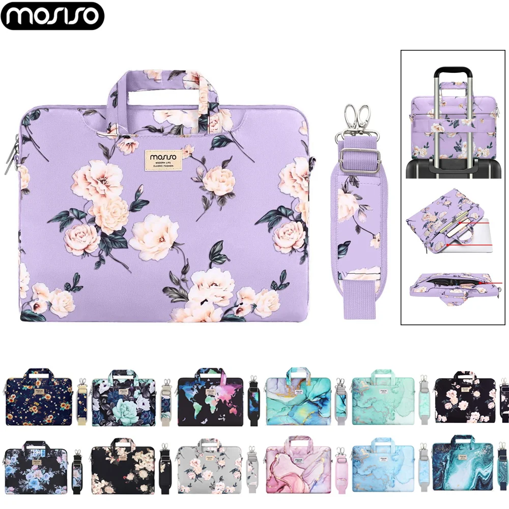

Laptop Bag Carrying Case For MacBook Air Pro 13 14 M1 2020 2021 13.3 14 15.6 Inch Dell HP Lenovo Acer Men Women Briefcase Sleeve