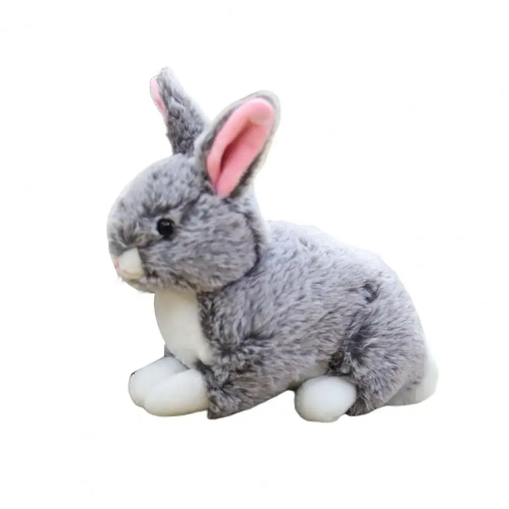 22/28cm Stuffed Doll Toy Exquisite Realistic Soft Birthday Gift Bunny Doll Toy Simulation Rabbit Doll