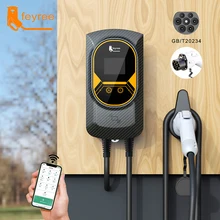 feyree EV Charger GB/T Socket EVSE Wallbox 32A 22KW 3Phase 16A 11KW Electric Vehicle APP Control Charging Station 7.6KW 5m Cable 