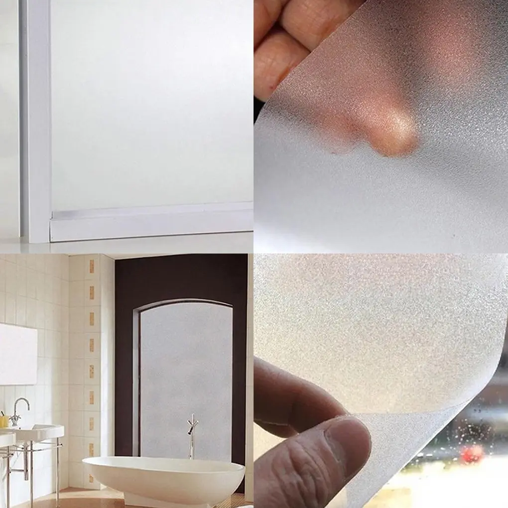 1m/2m Frosted Window Film Waterproof Glass Sticker Home Bedroom Bathroom Office Privacy Scrubs Frost |
