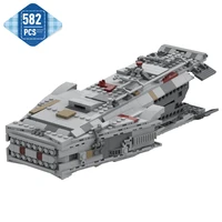 moc space war ucs millennium falconed escape pod classic movie building blocks model military spaceship childrens toy gift