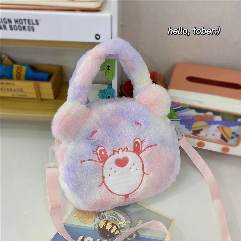 Забота медведь Радуга Медведь Мультфильм Плюшевая сумка на плечо милый кукла