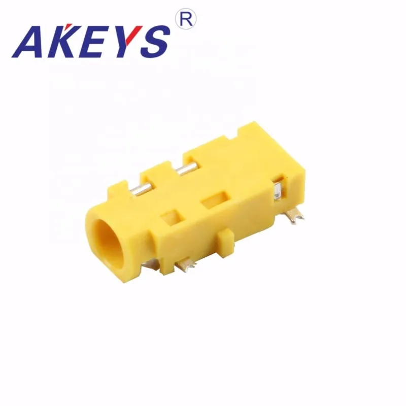 10 шт. PJ-3027H 3,5 мм аудиоразъем 5 контактов без фиксации диаметра для микро USB-гнезда питания включения.