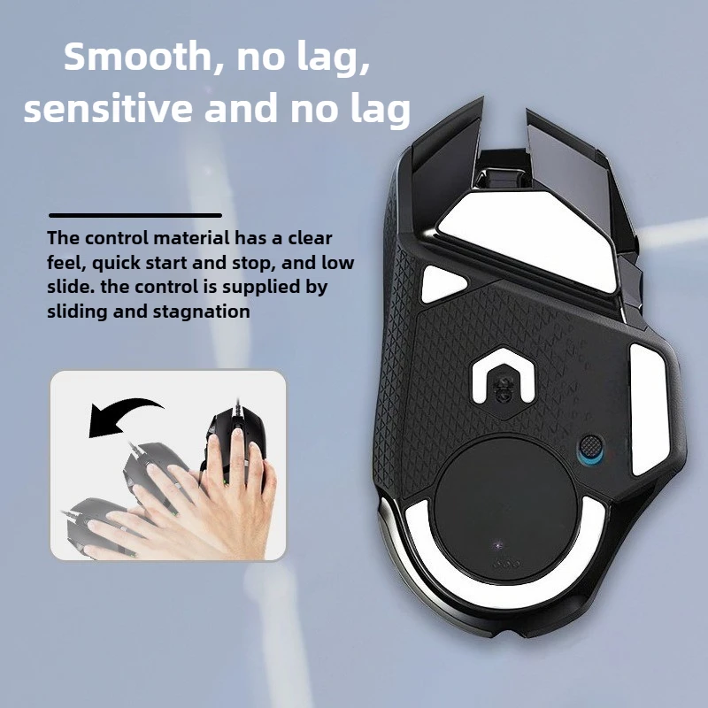 Фото Накладки на ножки для Logitech G502 Hero/502X/XP Wireless/Wired Ice Version, противоскользящие, гладкие, износостойкие, комплект. №5