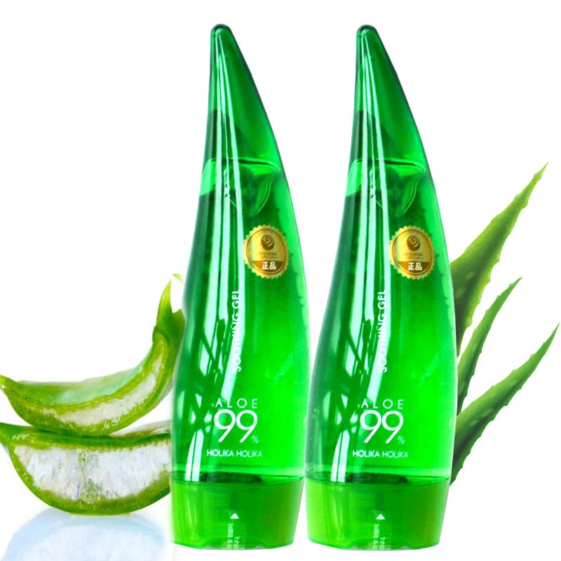 

HOLIKA HOLIKA 99% Aloe Soothing Gel Aloe Vera Gel Skin Care Remove Acne Moisturizing Day Cream After Sun Lotions Aloe Gel 55ml