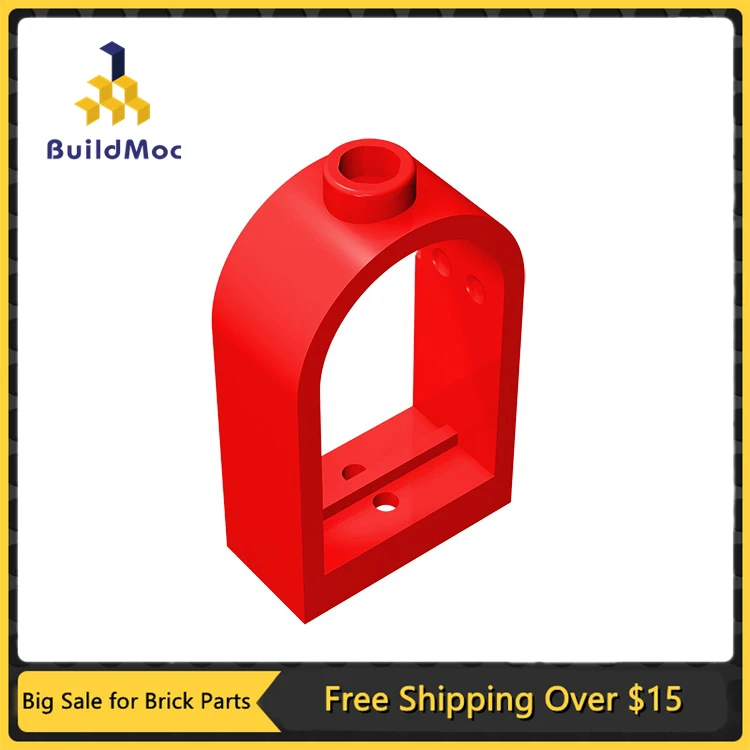 10Pcs MOC Parts 30044 Window 1 x 2 2/3 with Rounded Top Compatible Bricks DIY Building Blocks Particle Kid Brain Toy Gift - купить по