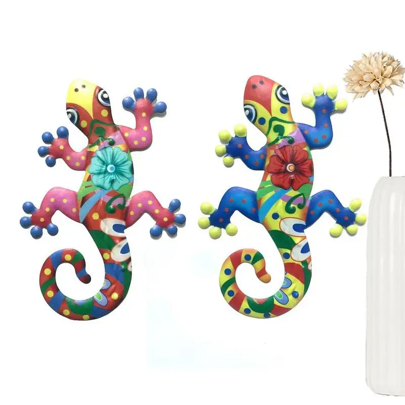 

2PCS Rustproof Iron Wall Art Decor Sculpture Hang Indoor Outdoor For Home Bedroom Living Room Office Garden Decoration