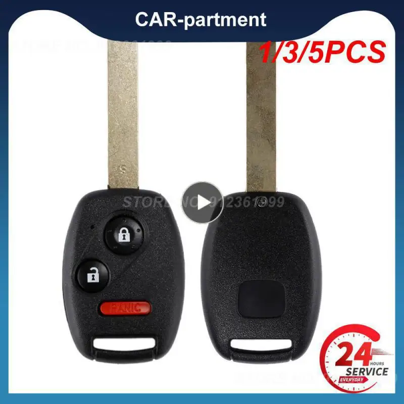 

1/3/5 шт. Сменный Чехол для автомобильного ключа с дистанционным управлением для Honda Accord Civic CRV вщик 2 2 + 1 3 + 1 4 кнопки брелок автомобильный чехол для ключа