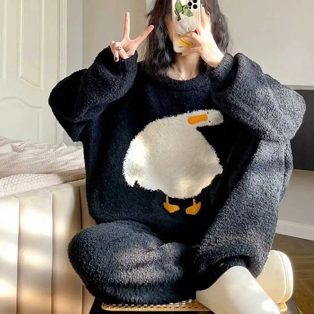 Зимние флисовые пижамные комплекты размера плюс 5XL 150 кг топы с длинными рукавами