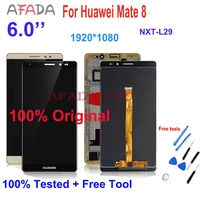 6 0 for lcd display for huawei mate 8 lcd touch screen digitizer assembly replacement nxt l29
