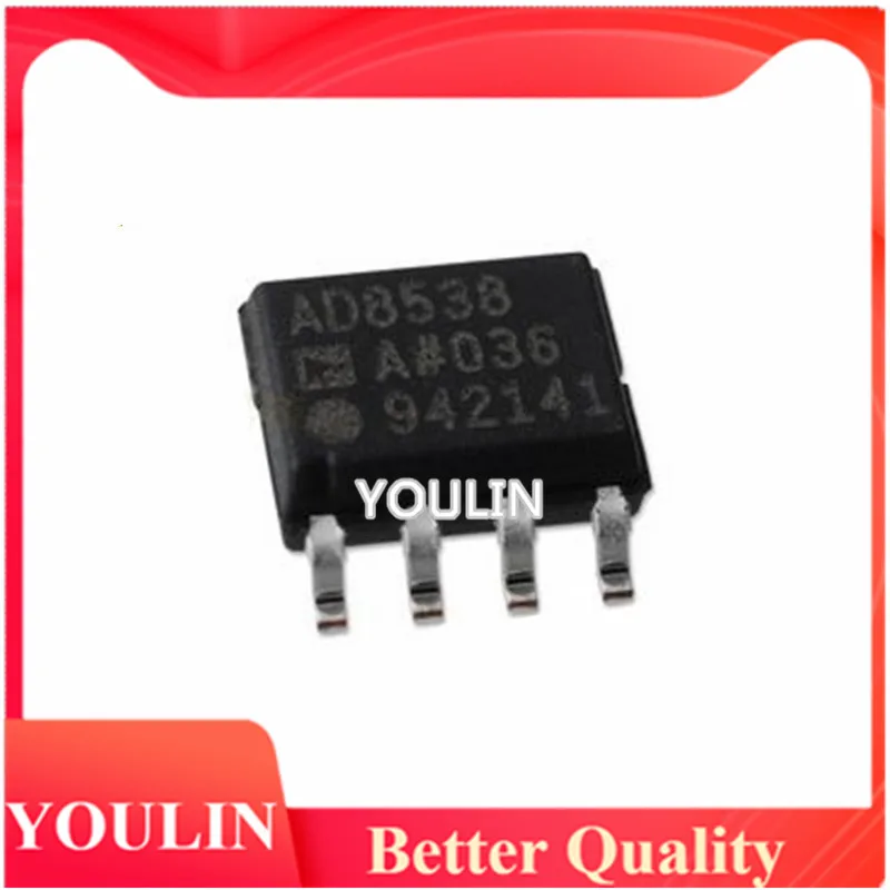

2pcs New genuine AD8538ARZ AD8538AR AD8538A low-power operational amplifier chip SMD SOP-8