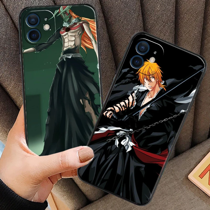 

BLEACH Anime Japan Phone Cases For iPhone 11 11 Pro 11 Pro Max 12 12 Pro 12 Pro Max 12 Mini 13 Pro 13 Pro Max Coque Soft TPU