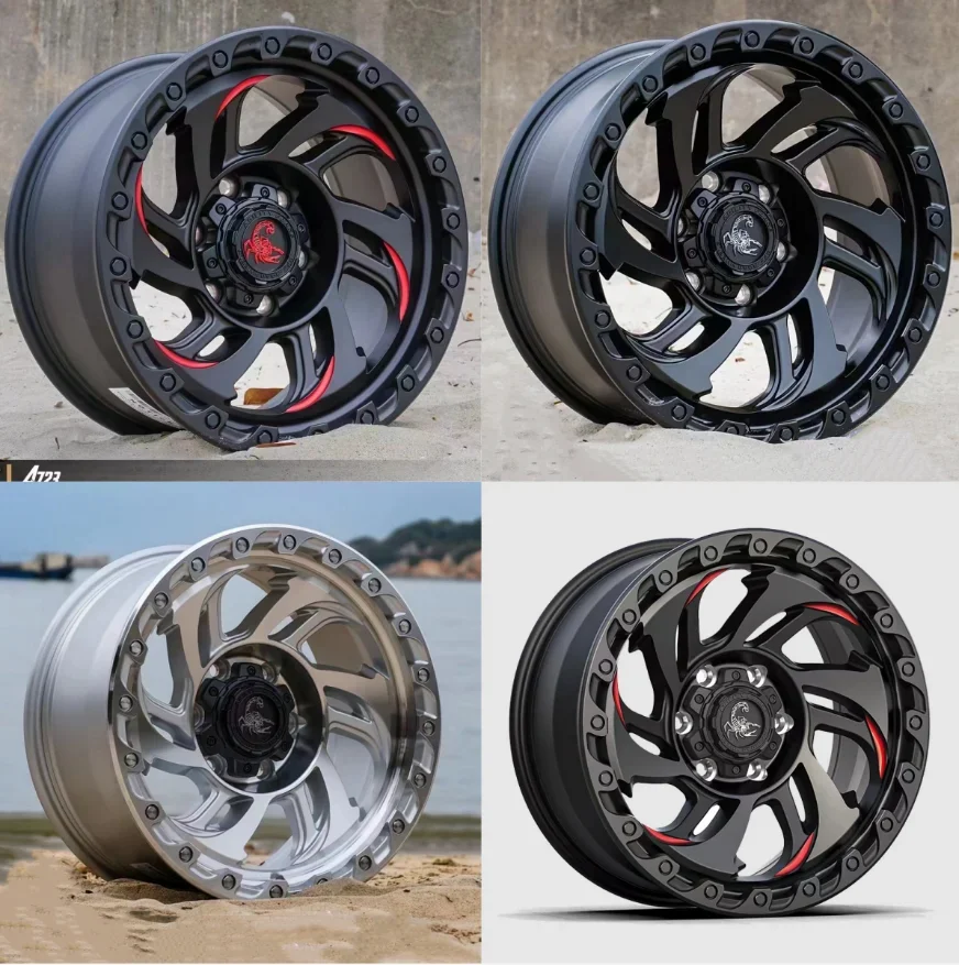 Горячая распродажа на складе Ступица колеса 6*139 7 17 18-дюймовые диски кованые