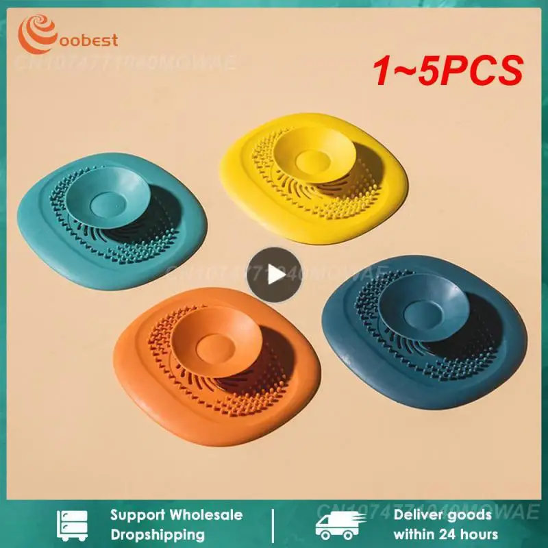 

1-5 шт., пробка для слива волос в ванной комнате