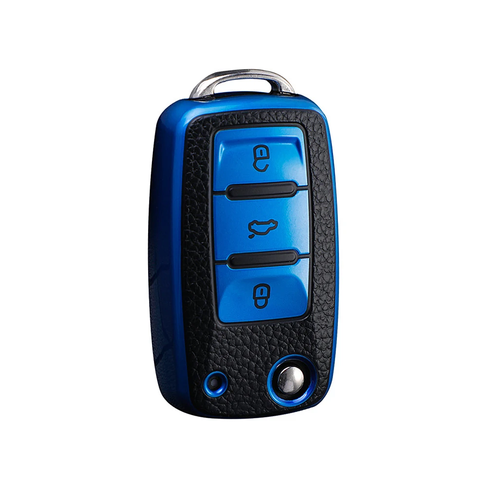 Кожаный чехол для автомобильных ключей внешний защитный Volkswagen Lavida Bora внезапный