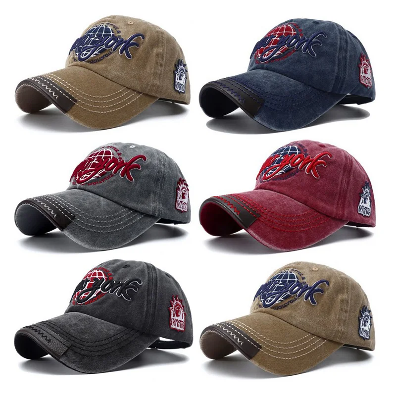 

2022 New High Quality Baseball Hat Embroidery New York Snapback Cap Adjustable Vintage Dad Hats for Men Women Gorras Beisbol