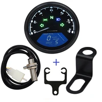 newest universal motorcycle speedometer tachometer 1 4 cylinders motorbike gauge 12000rmp lcd digital indicator moto accessories
