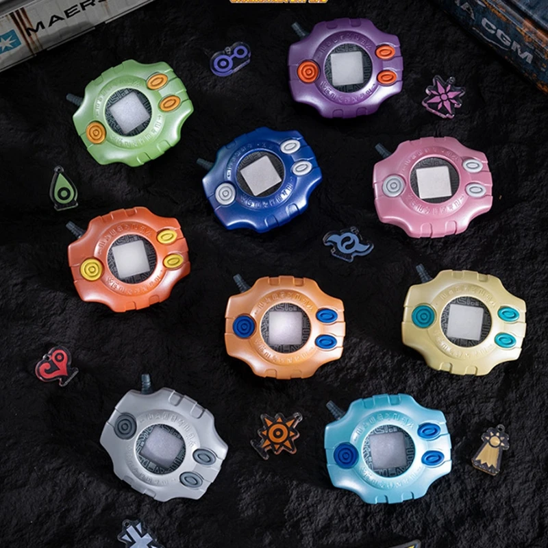 Фото Оригинальный 3D-кулон Digimon Digivice в стиле аниме, серия Blind Box: Храбрость - Тай Ягами, Фигурка Судьбы - Уиллс, Загадочная коробка-сюрприз, модель, подарок №1
