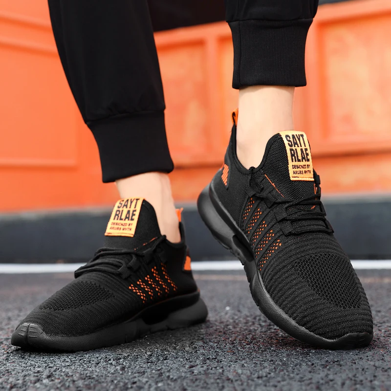 Breathable Men Skateboarding Shoes Thick Sole Sneakers Zapatillas Hombre Male Sport Shoes Rubber Comfortable Mens Flat Boots New