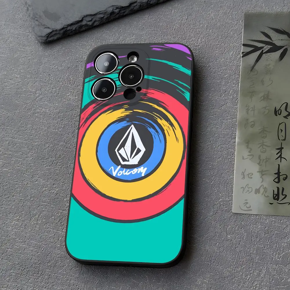 Роскошный чехол V-VolcomS для телефона iphone 14 13 11 15ProMax 12 Pro Xs Max Mini Xr X 7 8 6 6s Plus чехлы