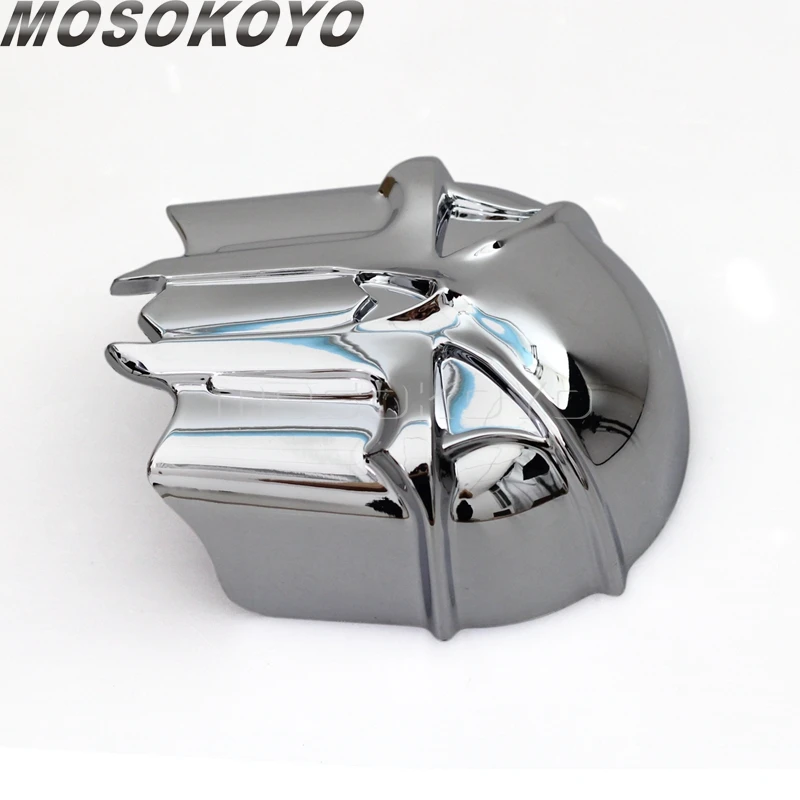 Чехол с изображением черепа и рога для Harley Softail Dyna Touring 92-13 стрит Боб Роуд король