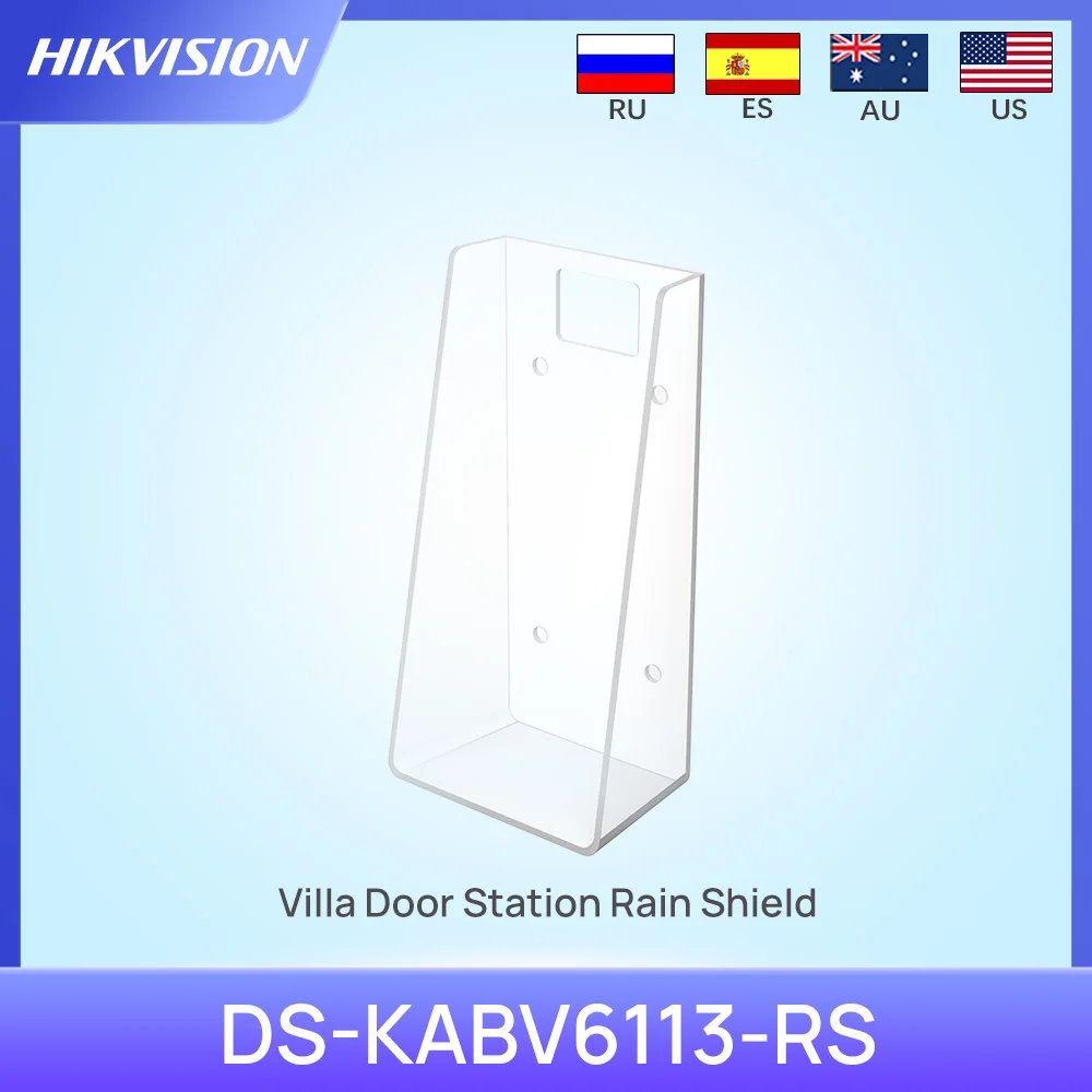 Hikvision Original DS-KABV6113-RS Дверная станция для виллы Дождевик Защитный щит дверной