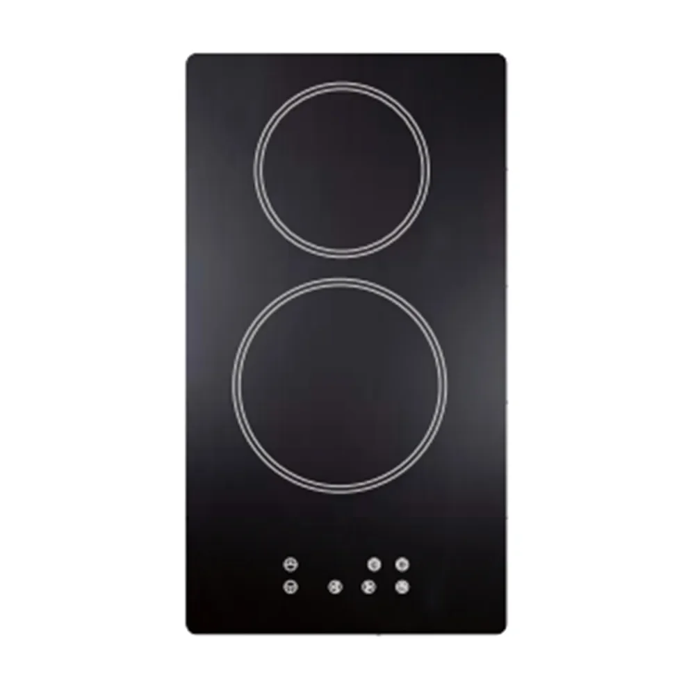 Сенсорное управление встроенное закаленное стекло 2 конфорки электрическая