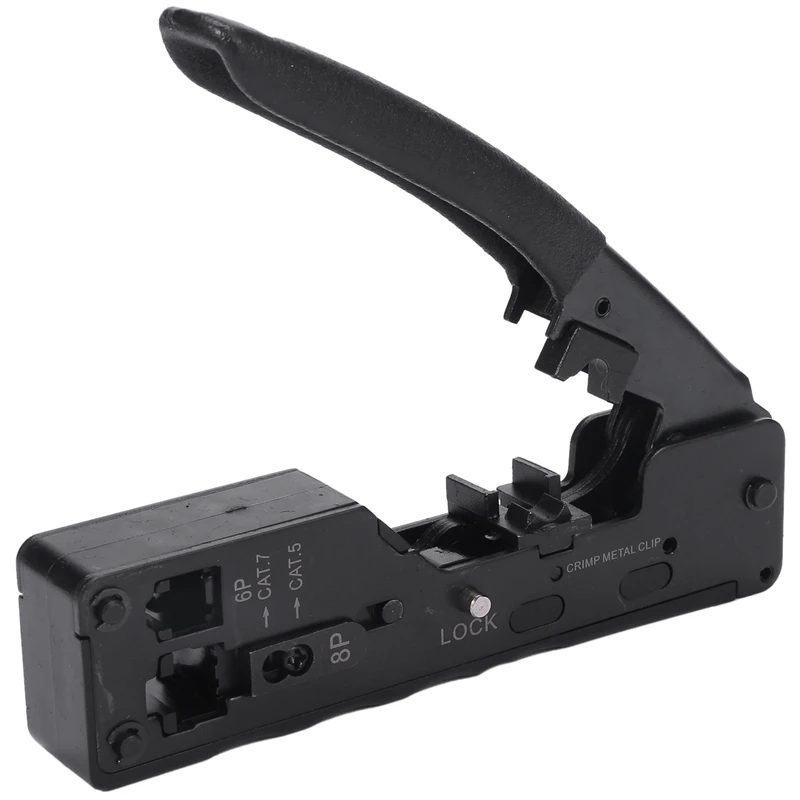 

Обжимные Щипцы для сети Rj45, многофункциональные обжимные металлические зажимы для кабеля Cat7 Cat6 Cat5e Cat5 Stp