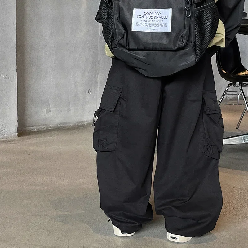 Детская одежда Baoduo брюки для мальчиков Новинка Осень 2023 детские повседневные