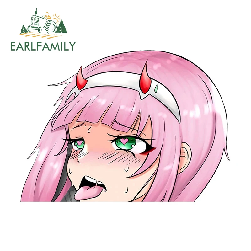 EARLFAMILY 13 см x 7 3 для Дарлинг в франксе автомобильные наклейки аниме граффити