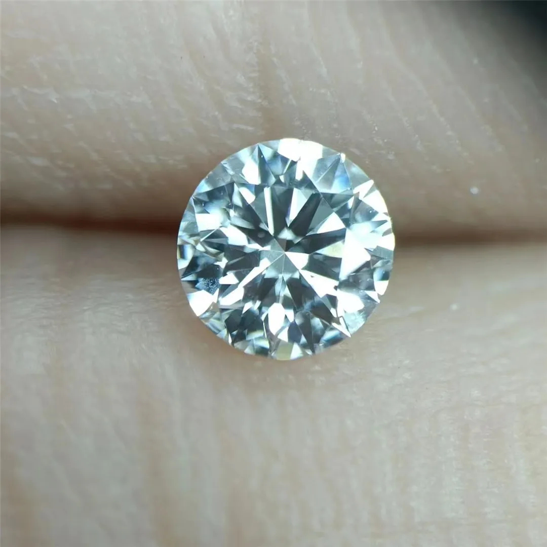 1pcs/LOT South Africa Natural Genuine Diamond Gemstone About 4.2 mm DIY Pendant Necklace Earring Ring Man Woman Jewelry