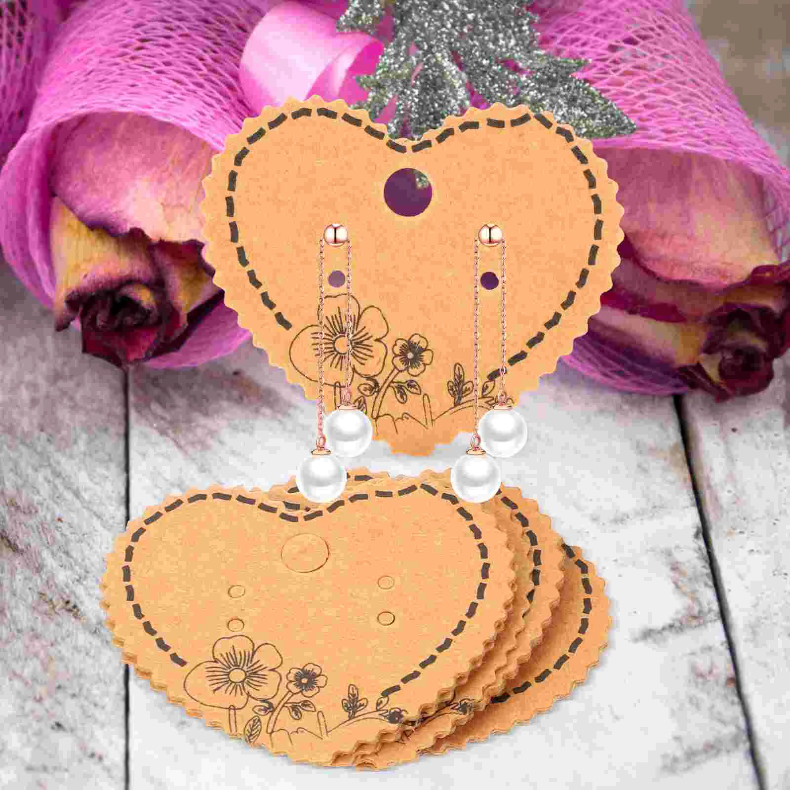 

Storage Card Necklace Cards Holders Vintage Jewelry Hanging Earring Packing Earrings