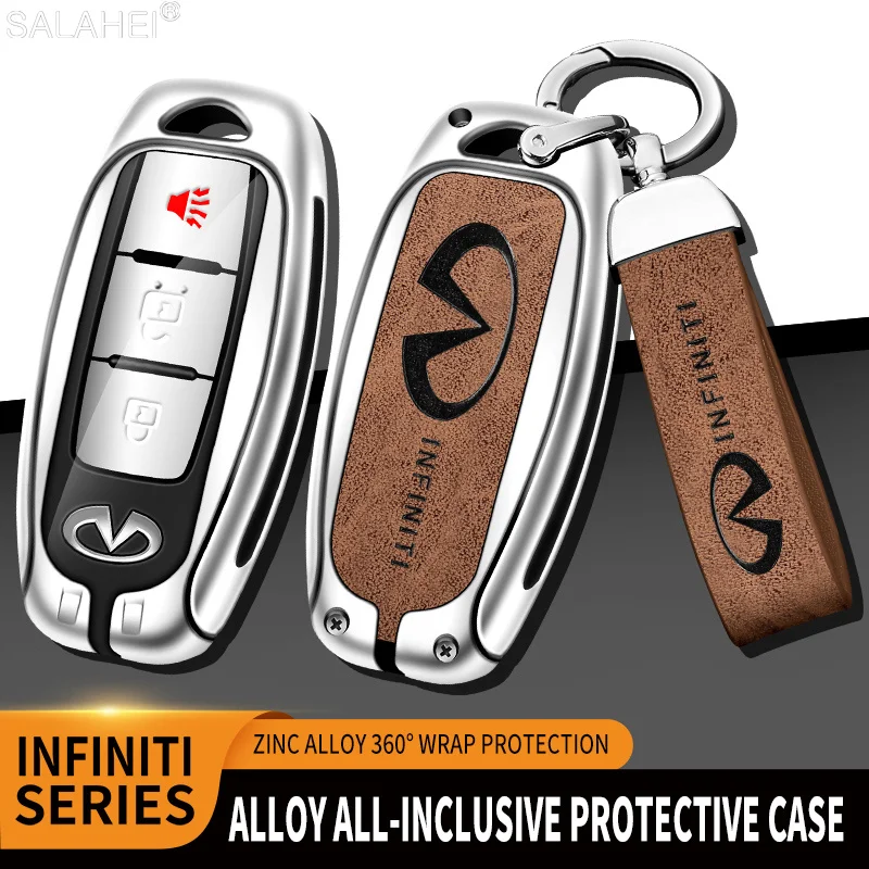 

Car Key Cover Fob Case For Infiniti G25 G35 G37 Q40 Q50 Q60 Q70 Q80 QX50 QX56 QX60 QX70 QX80 EX35 FX35 FX45 M35 M37 M45 M56 JX35