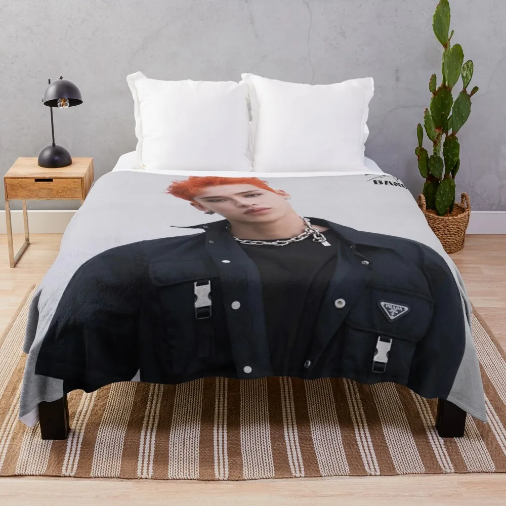 

Bangchan STRAY KIDS NOT EASY Throw Blanket Summer Blanket Furry Blankets Soft Bed Blankets