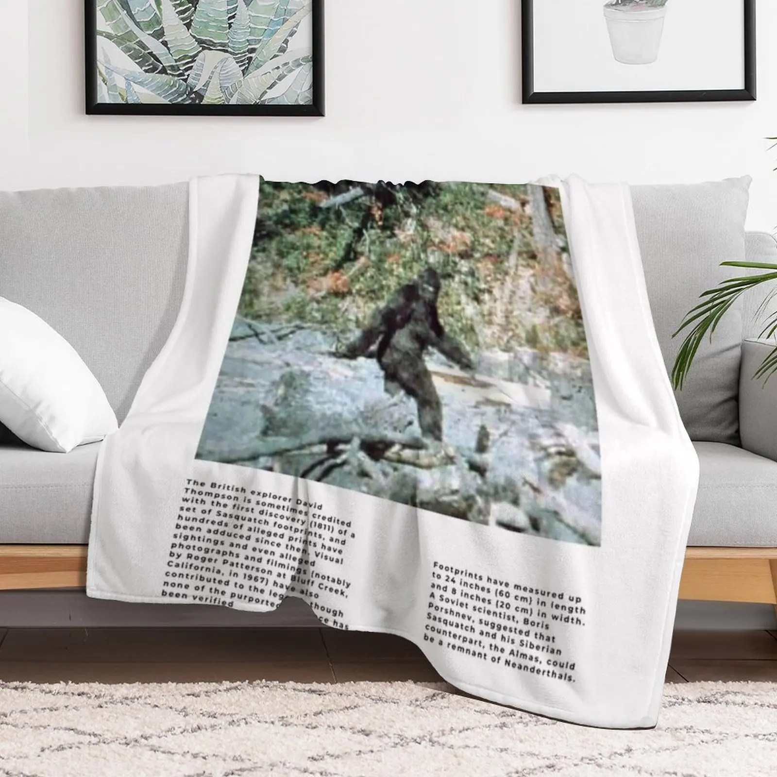 Минималистичные Cryptids: Throw Blanket Bigfoot аниме пляжная кровать плед одеяла